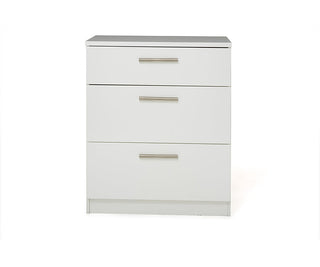 Brompton 3 Drawer Chest, White