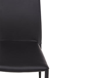 Neo Dining Chair, Black PU