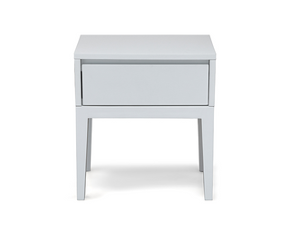 Valentine 1 Drawer Bedside, White