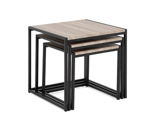 Taylor Nest of Tables, Grey Oak