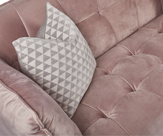 Dawn 2.5 Seater Sofa, Blush Velvet