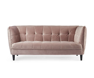 Dawn 2.5 Seater Sofa, Blush Velvet