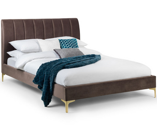 Lancey 5ft Bed Frame, Truffle Velvet