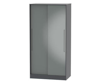 Juniper Wardrobe Sliding Door Grey