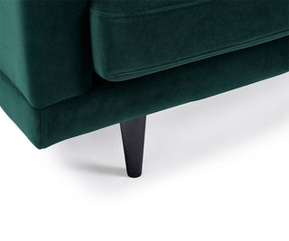 Empire Sofa 2.5 Seater Green Velvet