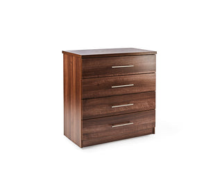 Apex 4 Drawer Chest, Walnut