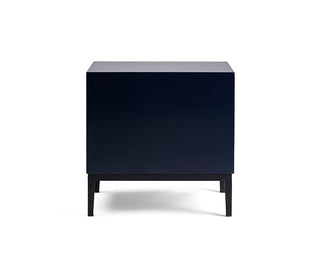 Maitree 2 Drawer Bedside Table, Silver/Blue