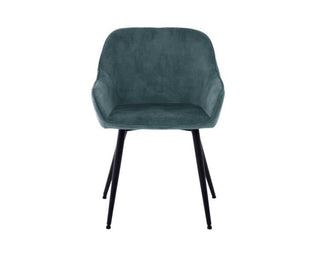 Ariana Dining Chair, Sage Velvet