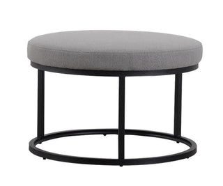 Citadel Circular Coffee Table, Wenge/Grey