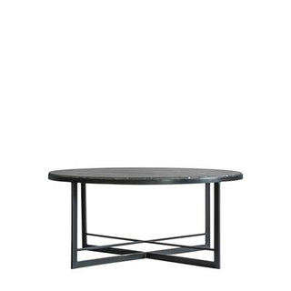 Ayden Coffee Table Circular, Black