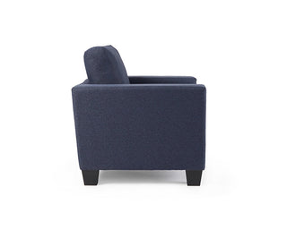 Cherie Occasional Chair, Navy Crib 5