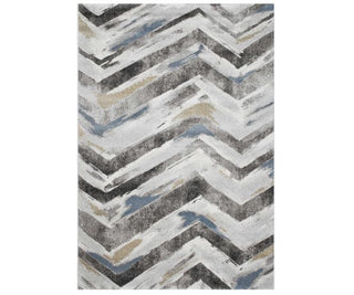 Campbeltown 200cm x 290cm Rug, Charcoal/Blue