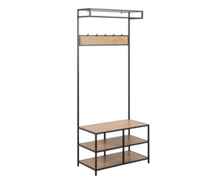 Hastings Shelving Unit, Oak/Black