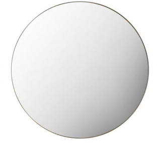 Opal Mirror Round Champagne