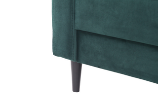 Marston Sofa 2.5 Seater, Green Velvet