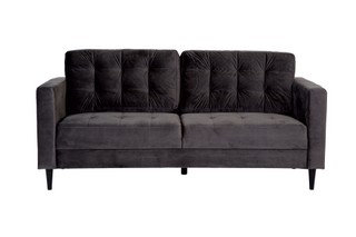 Marston Sofa 2.5 Seater, Grey Velvet