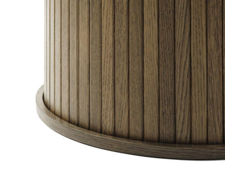 Nova Dining Table Circular, Smoked Oak