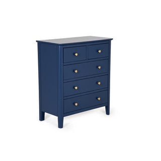 Rankin Chest 5 Drawer, Blue