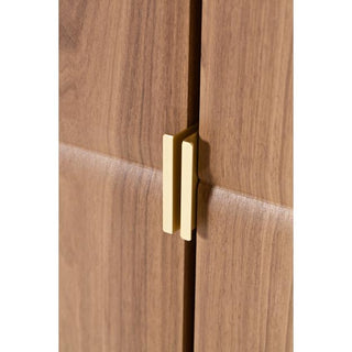 Jacob Wardrobe 2 Door, Walnut