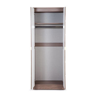 Jacob Wardrobe 2 Door, Walnut