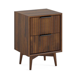 Norton Fluted Bedside Table 2 Drawer