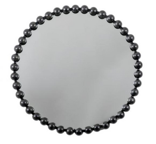 Blase Mirror Circular, Black