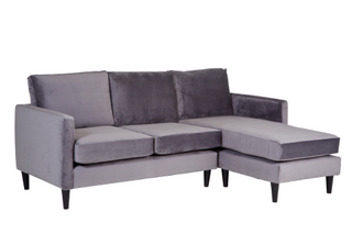 Connolly Corner Chaise, Grey