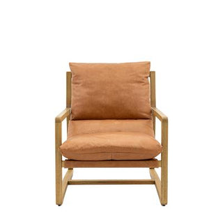 Jive Occasional Chair Brown Leather