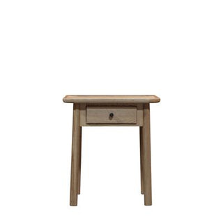 Wells 1 Drawer Side Table Oak