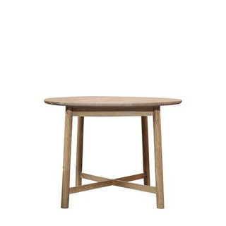 Wells Dining Table Circular Oak