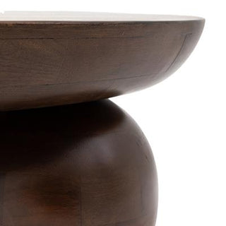 Axle Coffee Table Circular Walnut