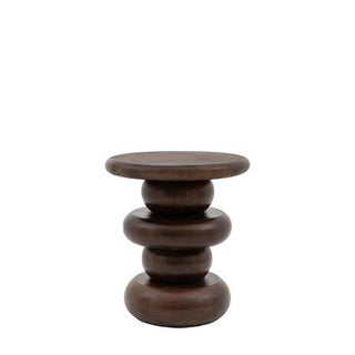 Axle Side Table Walnut