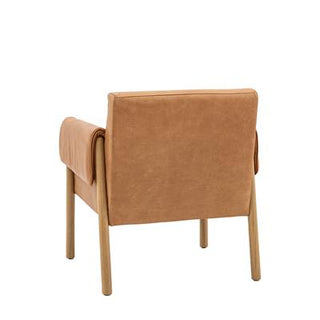 Fidi Occasional Chair Brown Leather