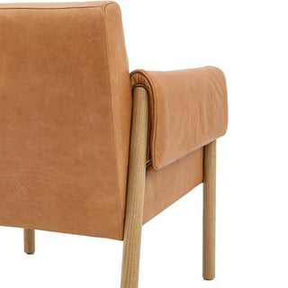 Fidi Occasional Chair Brown Leather