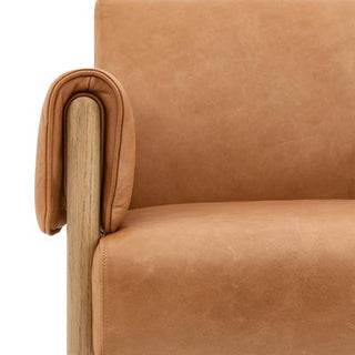 Fidi Occasional Chair Brown Leather