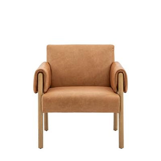 Fidi Occasional Chair Brown Leather