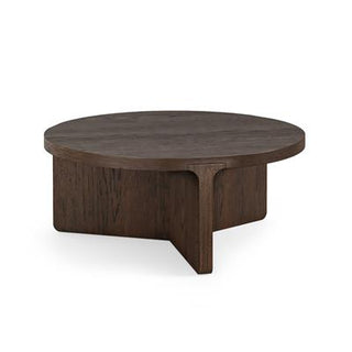 Crombie Round Coffee Table, Oak